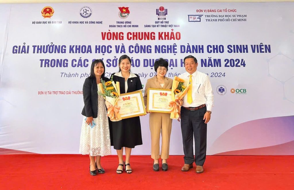 Hai giảng viên Trường Đại học Trà Vinh đạt Giải thưởng khoa học và công nghệ năm 2024