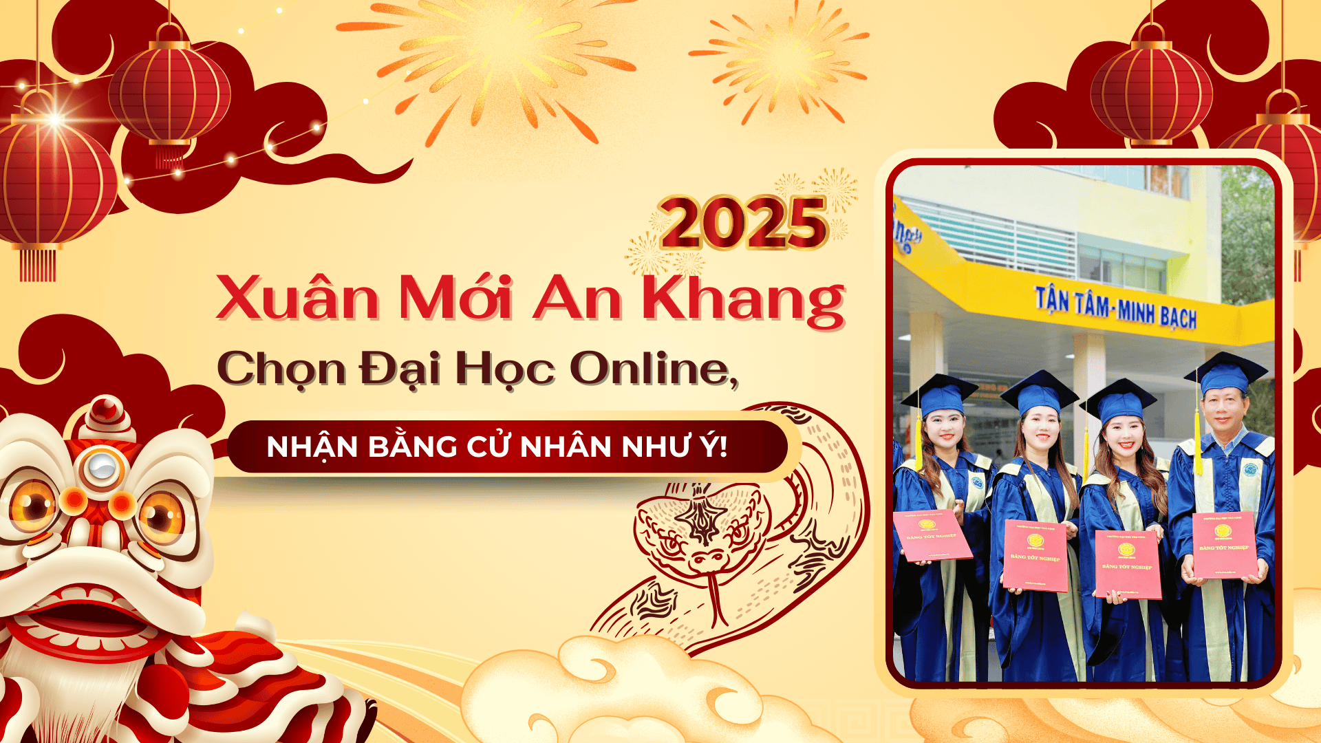 Xuân Mới An Khang – Chọn Đại Học Online, Nhận Bằng Như Ý!