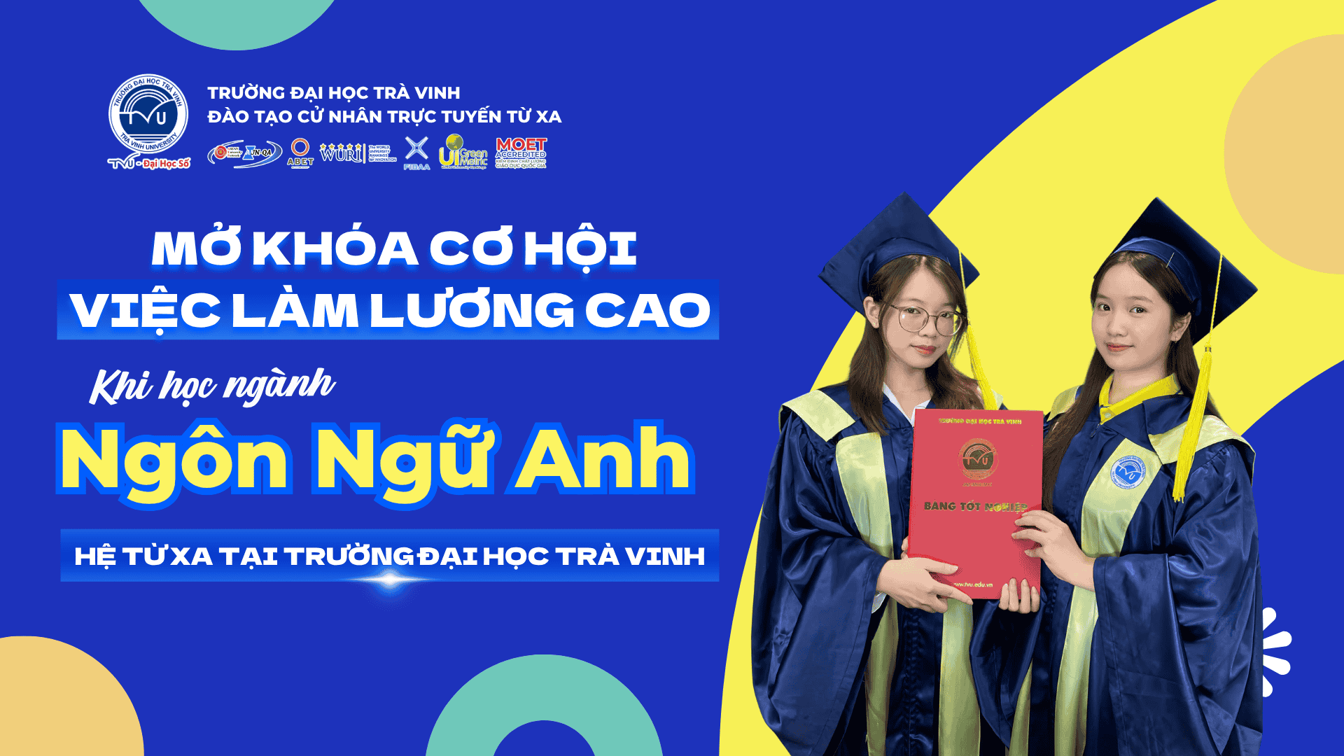 Mở khóa cơ hội việc làm lương cao khi học ngành Ngôn ngữ Anh hệ từ xa tại trường Đại học Trà Vinh