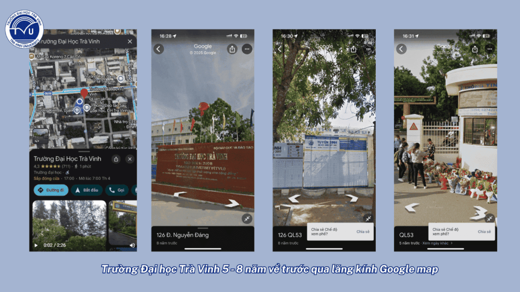 Google Maps khi tìm xem ảnh quá khứ: Thay đổi tương lai ngay hôm nay