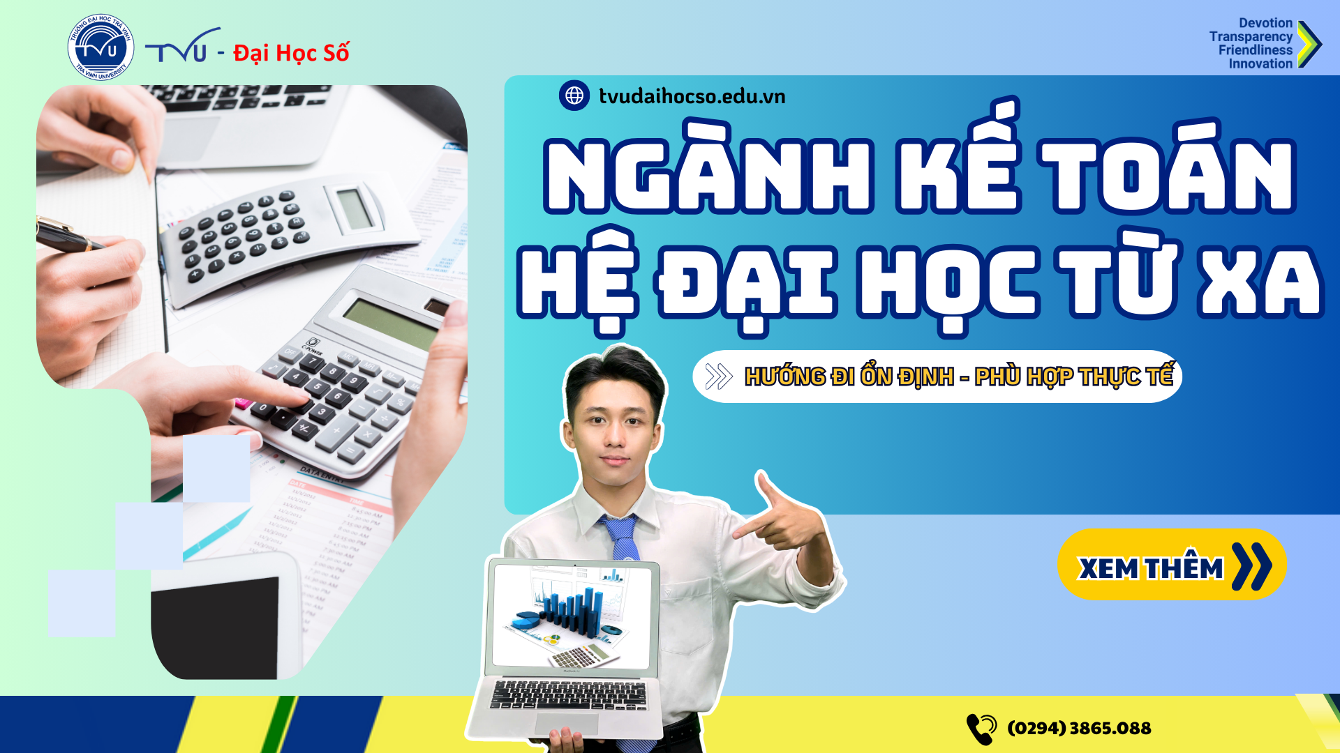 Học Kế toán Từ xa - Hướng đi ổn định, phù hợp thực tế